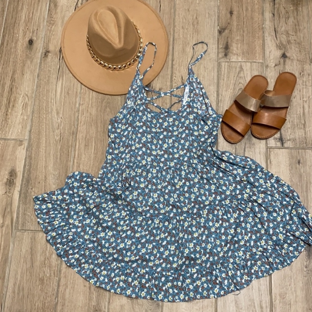 Light Blue Paradise Usa Dress